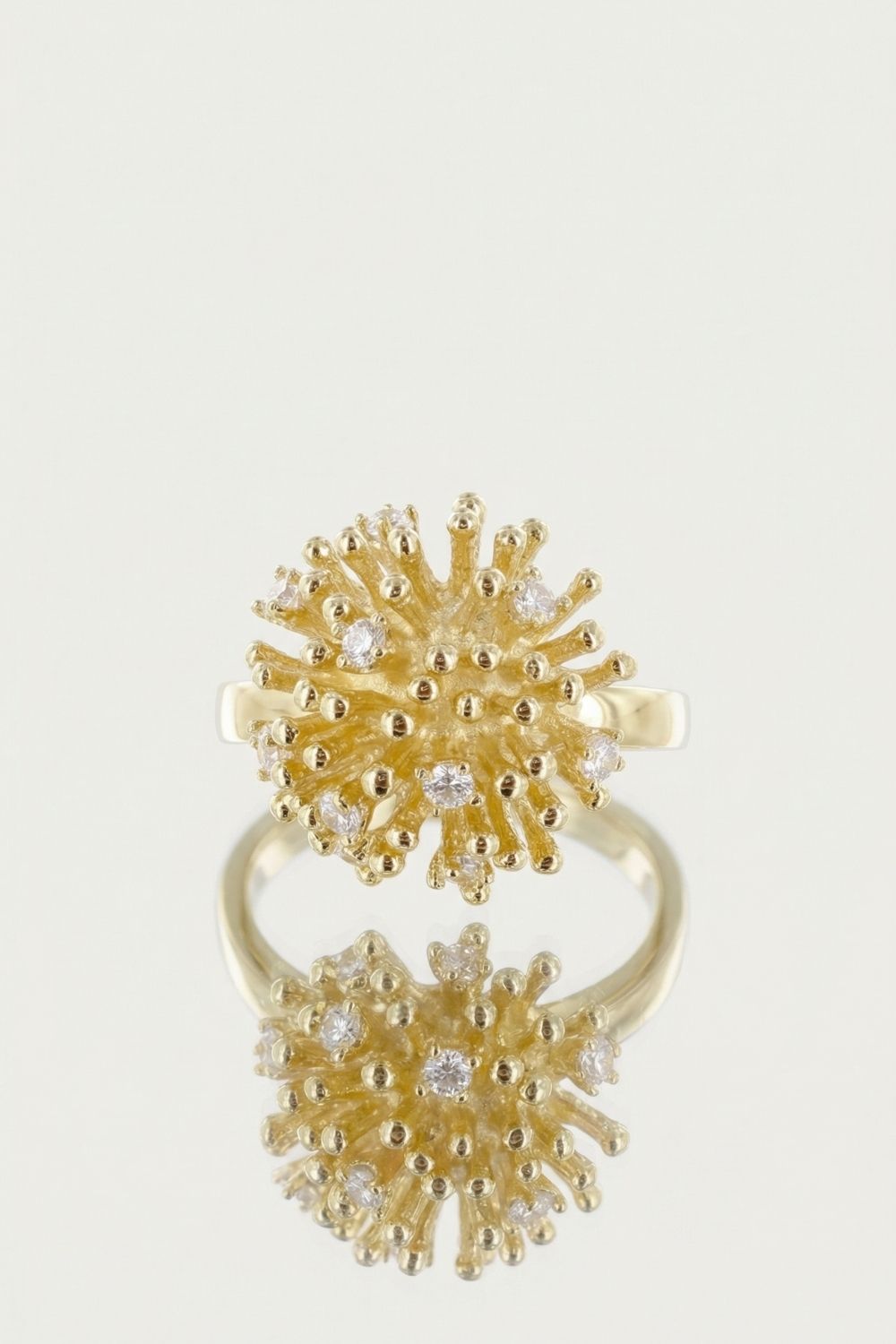 Bague Lisa en plaqué or 18 carats élégante et tendance pour femme – Jossepo