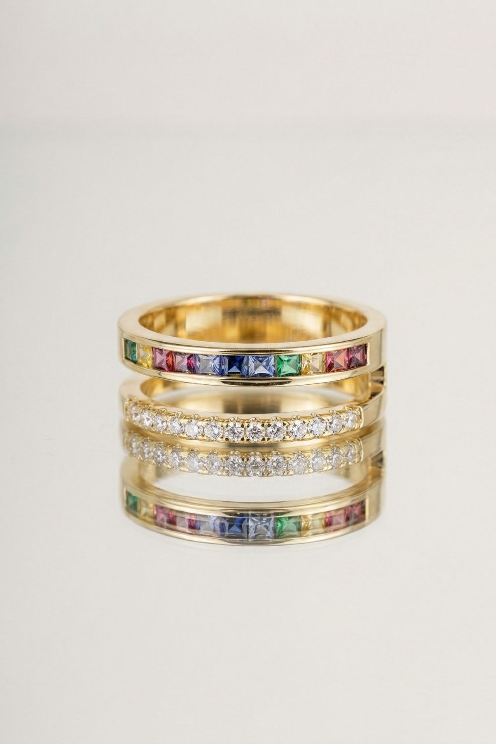 Bague plaqué or 18 carats modèle Manuela bijou tendance – Jossepo