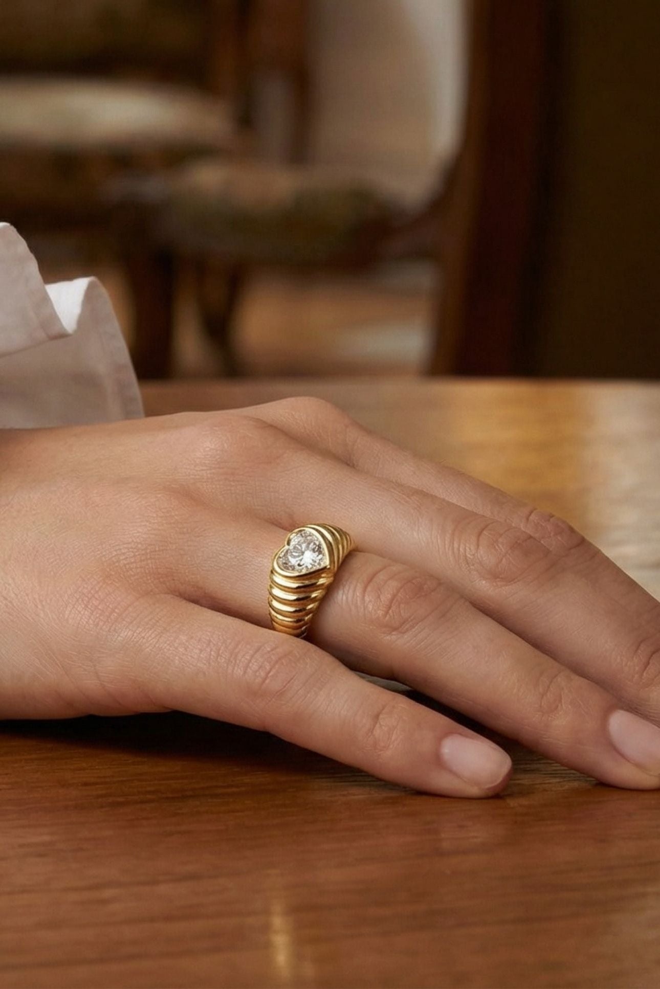 Bague femme Manao en plaqué or 18 carats bijou tendance – Jossepo