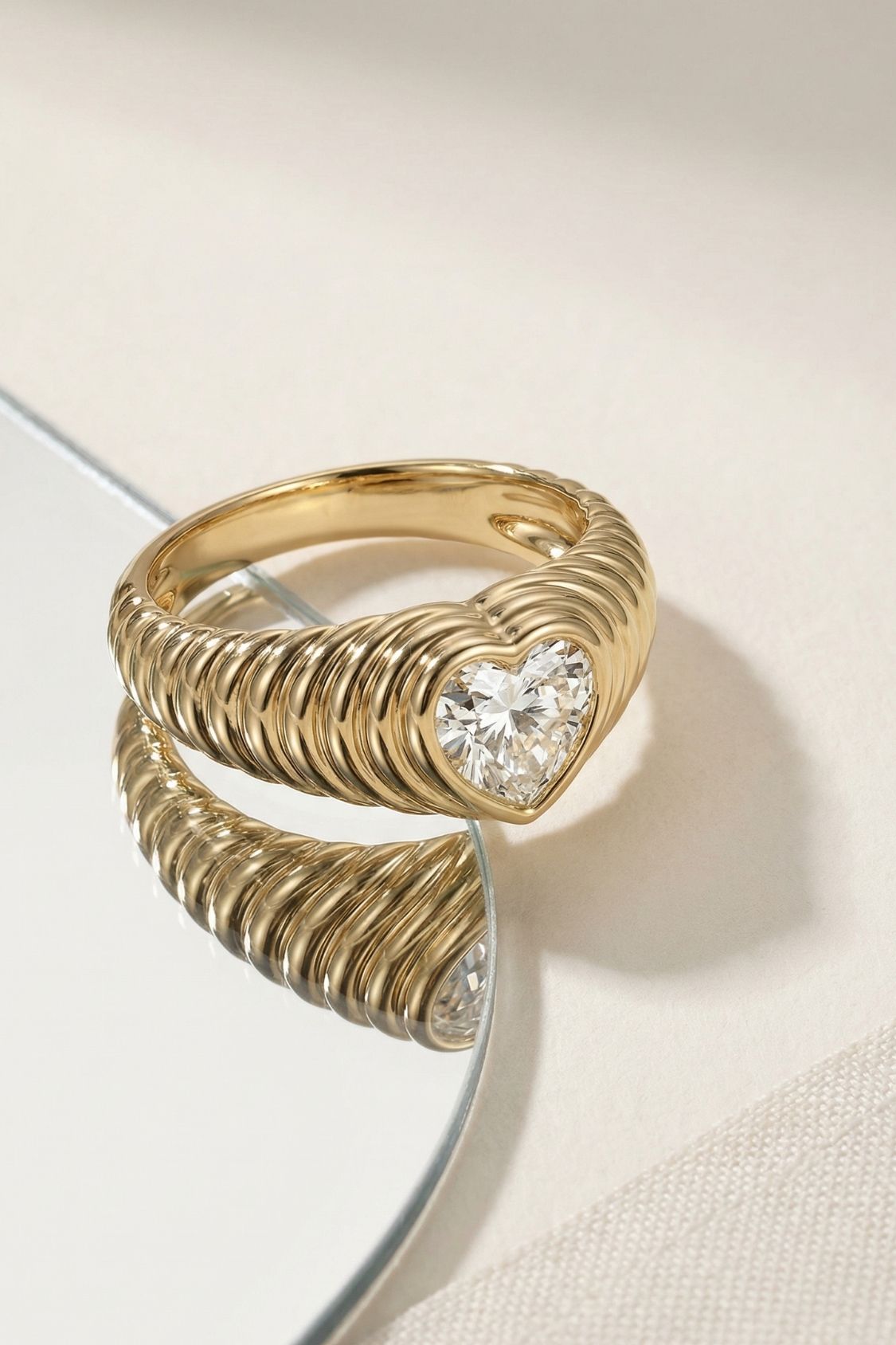 Bague Manao en plaqué or 18 carats élégante pour femme – Jossepo
