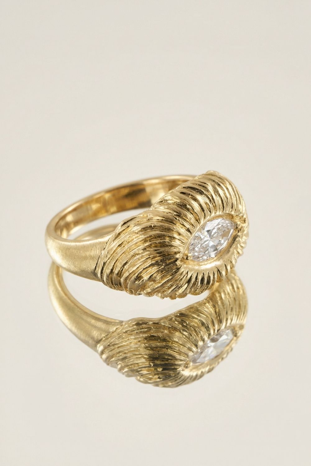 Bague femme Manuela en plaqué or 18 carats bijou tendance – Jossepo