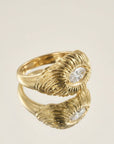 Bague femme Manuela en plaqué or 18 carats bijou tendance – Jossepo