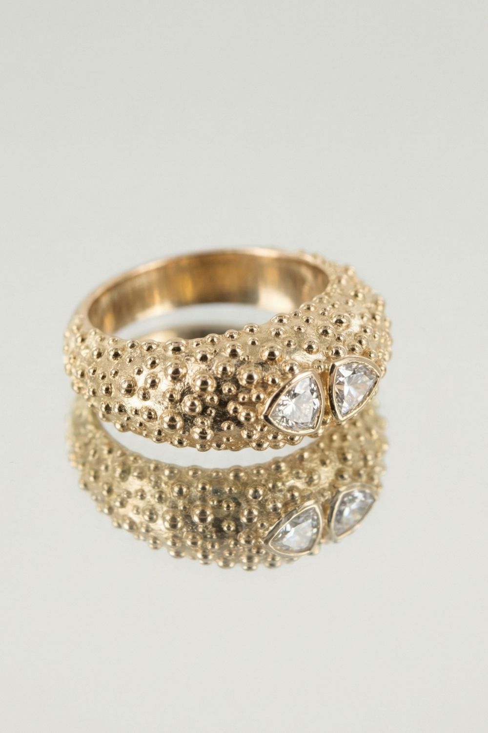 Bague élégante Marcella en plaqué or 18 carats pour femme – Jossepo