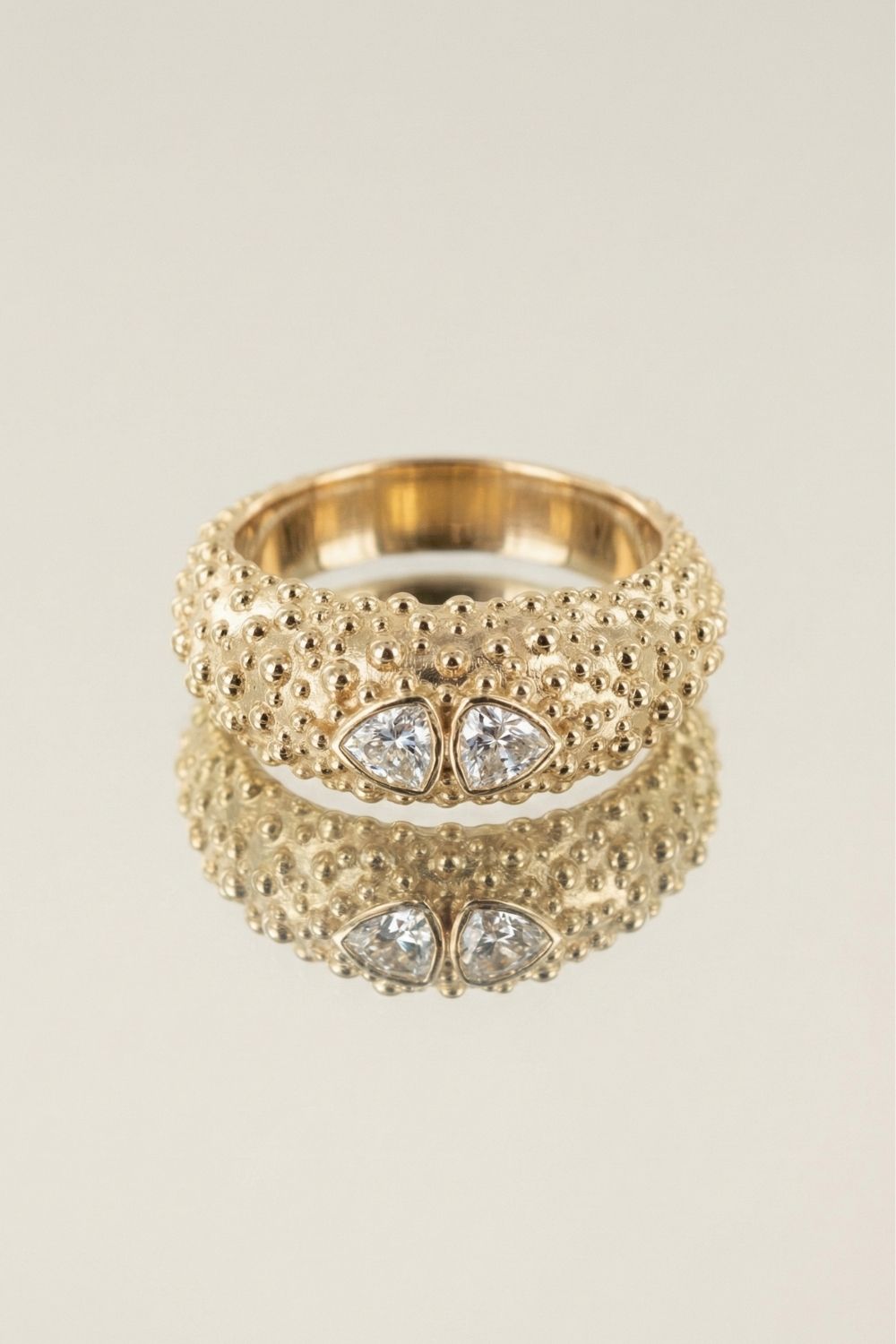 Bague Marcella en plaqué or 18 carats élégante pour femme – Jossepo