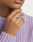 Bague Marguerite en plaqué or 18 carats élégante pour femme – Jossepo