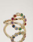 Bague femme Marguerite en plaqué or 18 carats bijou tendance – Jossepo