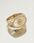 Bague élégante Mathilde en plaqué or 18 carats pour femme – Jossepo