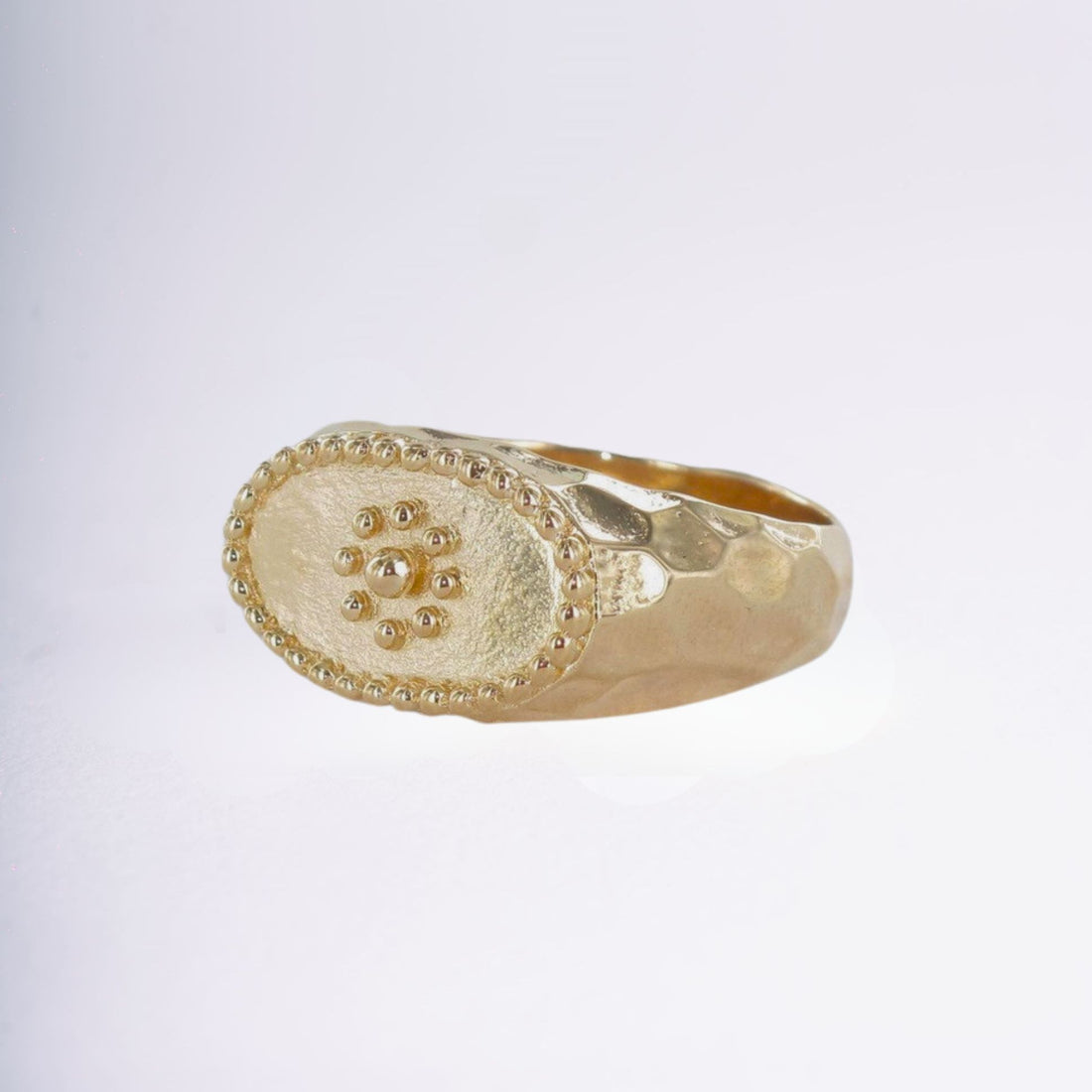 Bague Mathilde élégante et raffinée plaqué or – Jossepo