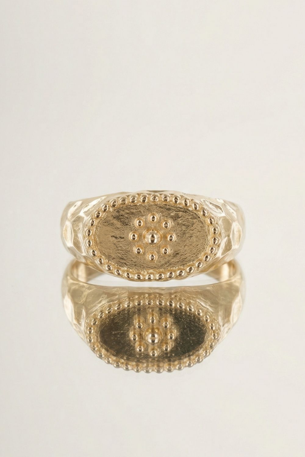 Bague Mathilde en plaqué or 18 carats élégante pour femme – Jossepo