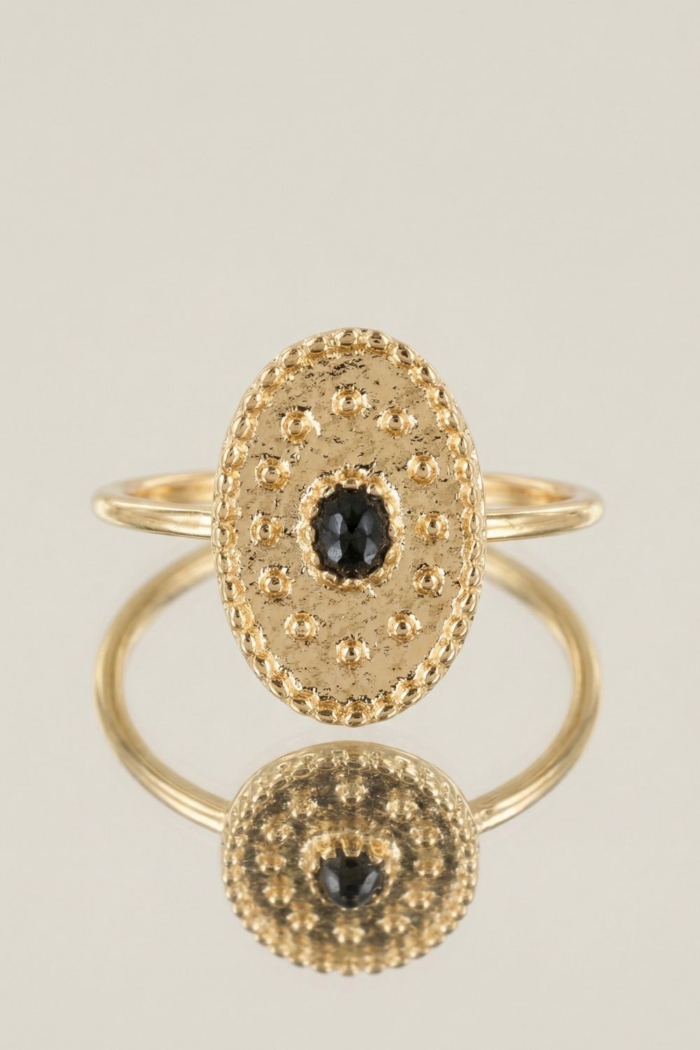 Bague Maudi en plaqué or 18 carats élégante pour femme – Jossepo