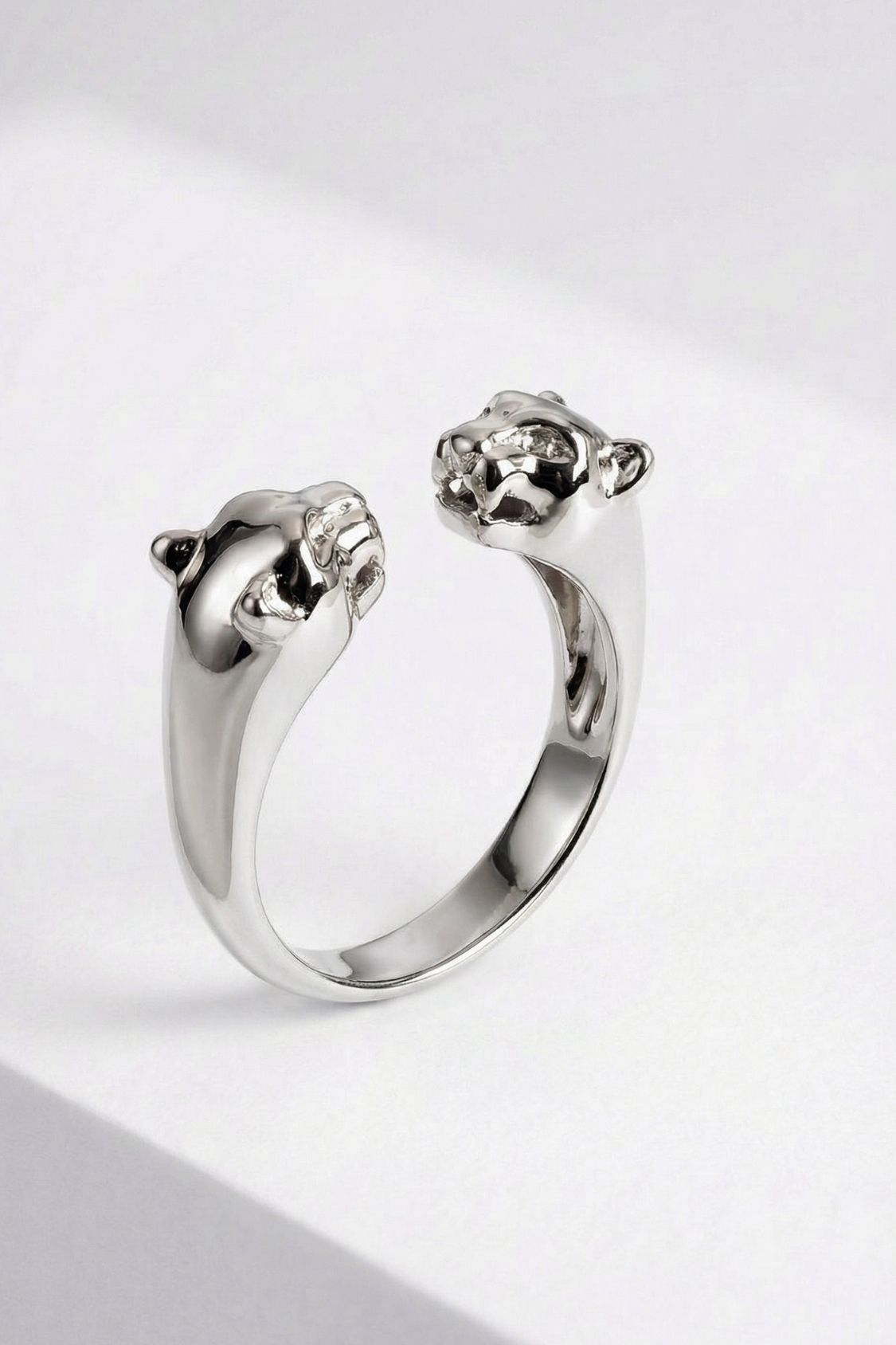 Détail bague panthère argent 925 bijou animal raffiné – Jossepo