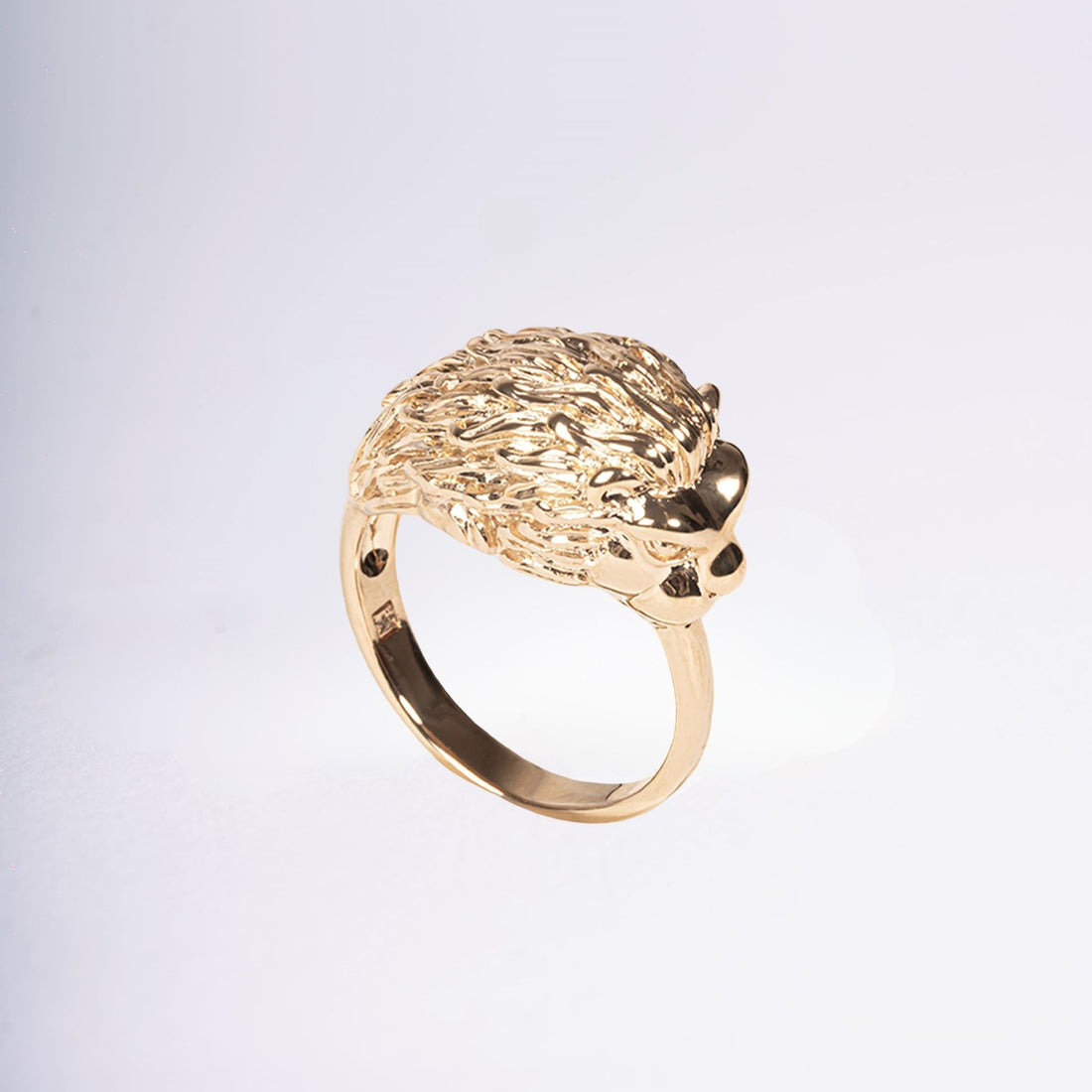 Bague Tête de lion plaqué or 18 carats symbole de puissance femme – Jossepo