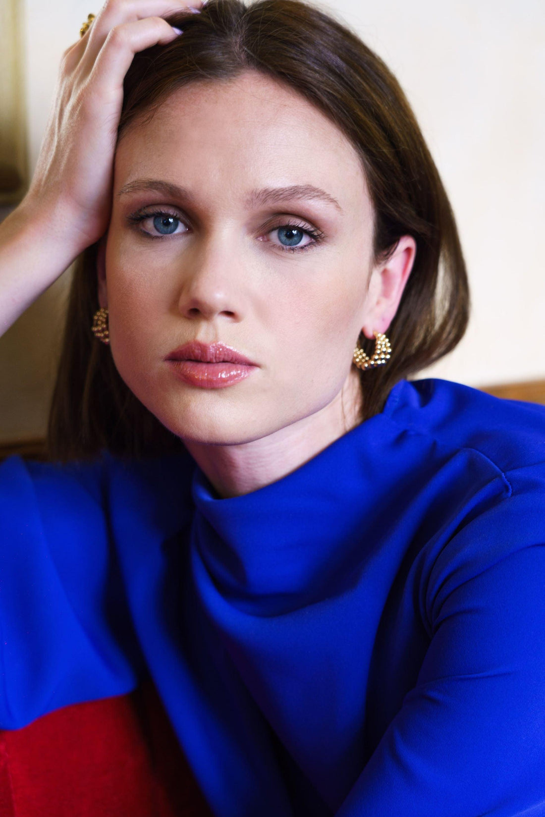 Boucles d’oreilles créoles dorées