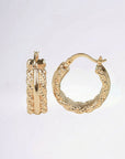 Boucles d’oreilles Carmela plaqué or 18 carats design élégant femme – Jossepo
