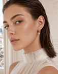 Boucles d’oreilles Lauren portées style élégant et féminin – Jossepo