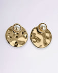Boucles d’oreilles Raffaella plaqué or 18 carats design élégant femme – Jossepo