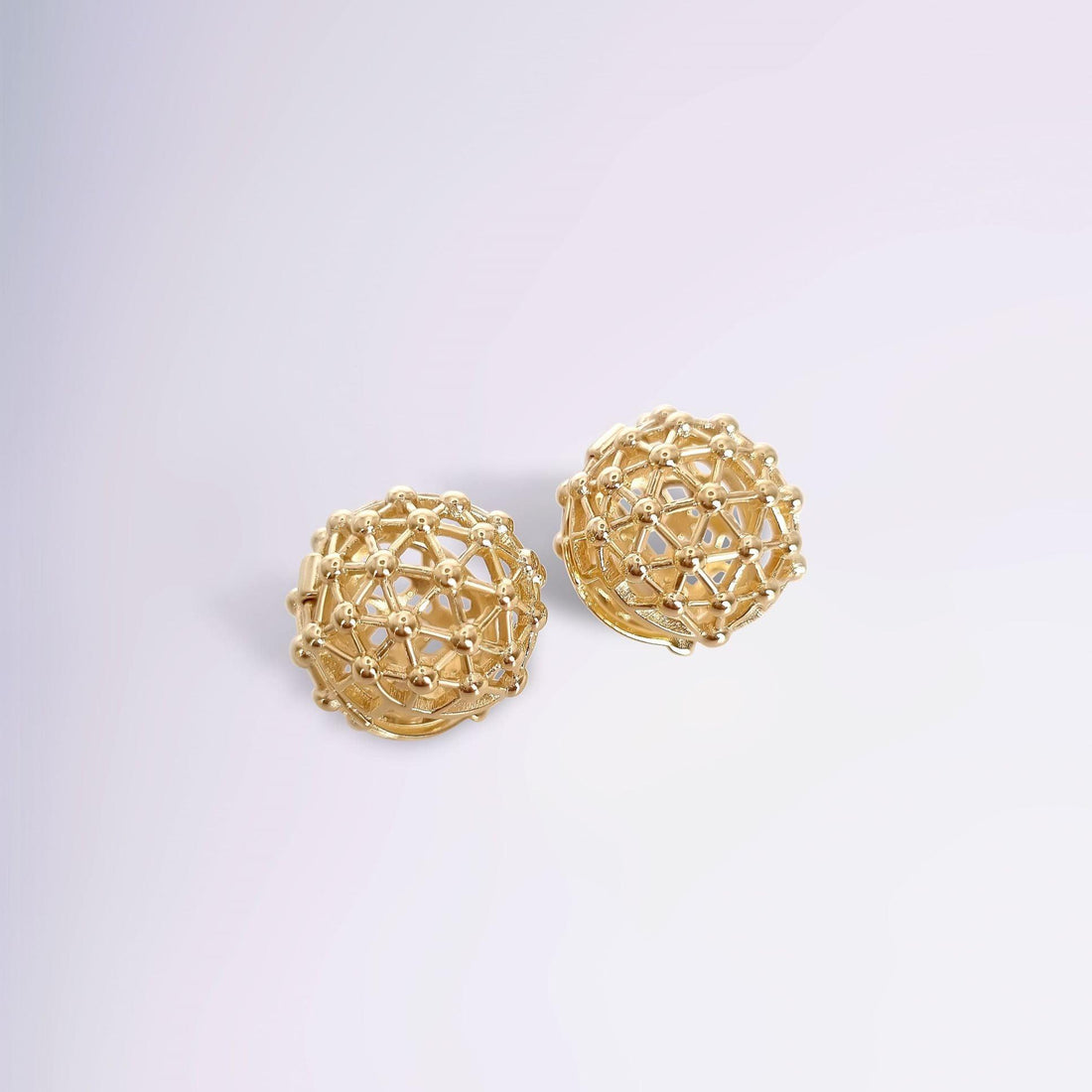 Boucles d’oreilles Joseph bijou doré moderne en plaqué or 18 carats – Jossepo