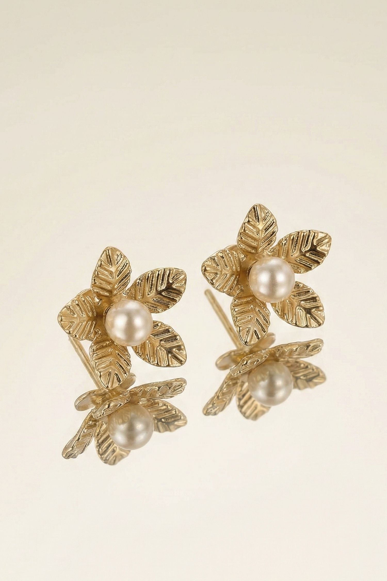 Boucles d’oreilles femme tendance Isabelle en plaqué or 18 carats – Jossepo