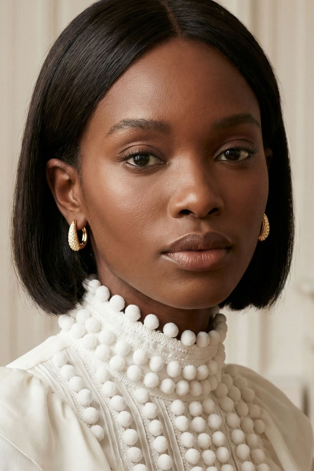 Boucles d’oreilles femme tendance Axelle en plaqué or 18 carats – Jossepo