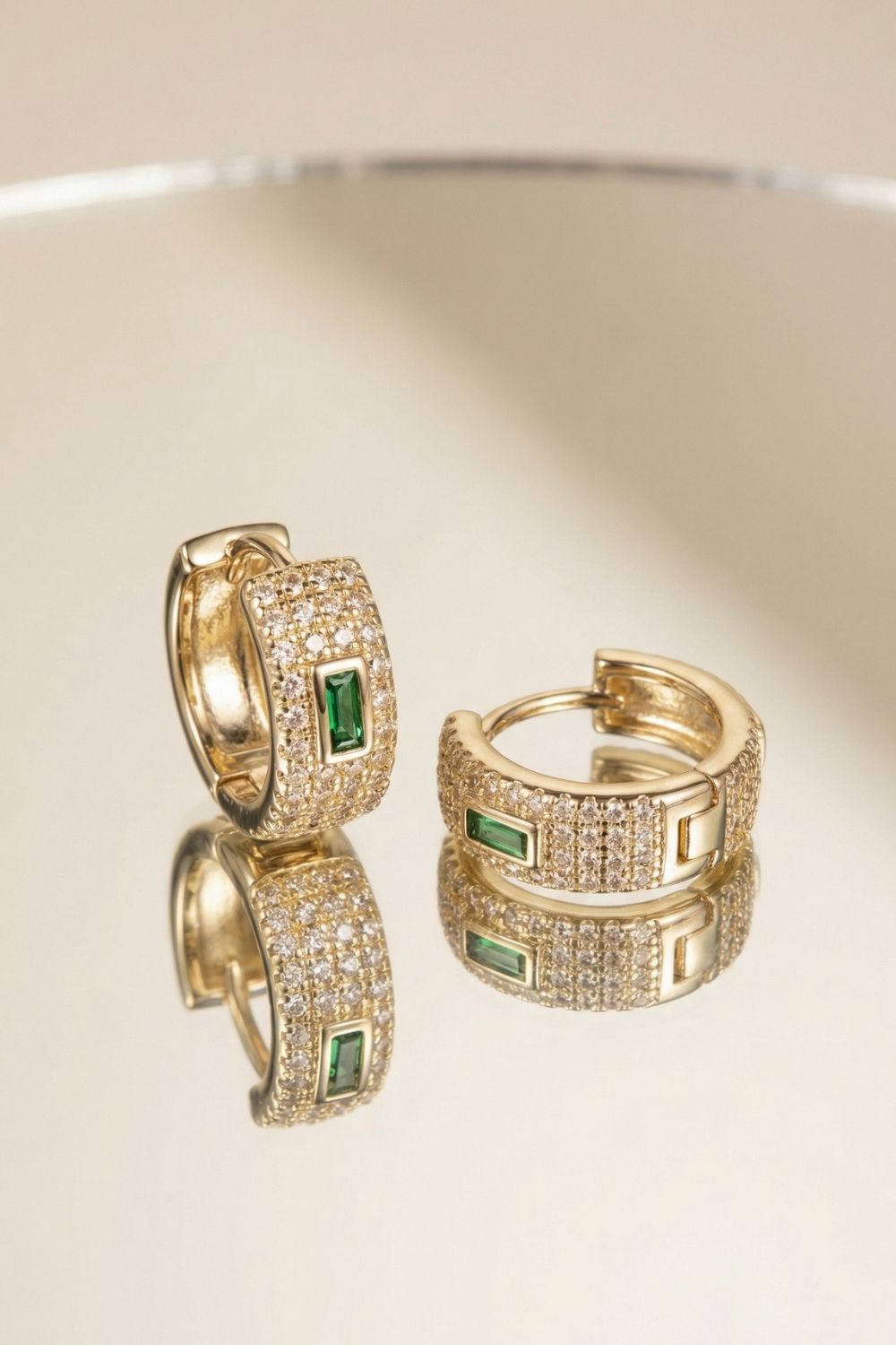 Boucles d’oreilles dorées femme Blondie en plaqué or 18 carats élégantes – Jossepo