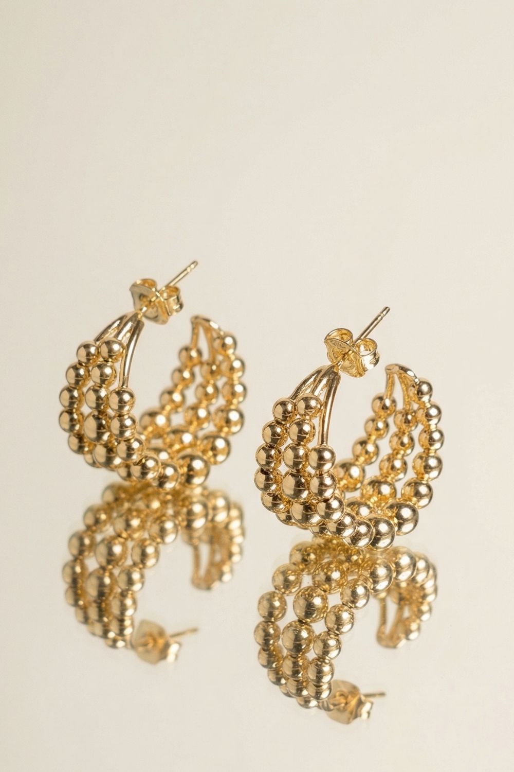 Boucles d’oreilles Elisabetha en plaqué or 18 carats pour femme élégantes et raffinées – Jossepo