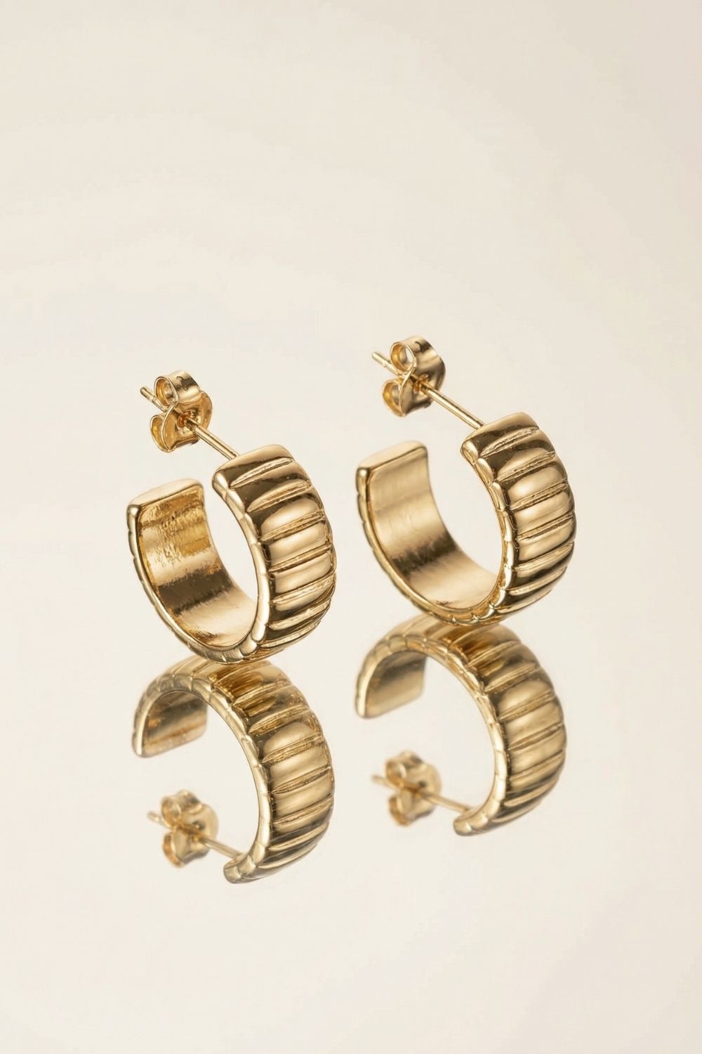 Boucles d’oreilles Inès en plaqué or 18 carats pour femme élégantes et raffinées – Jossepo