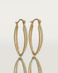 Boucles d’oreilles Iris en plaqué or 18 carats pour femme élégantes et raffinées – Jossepo