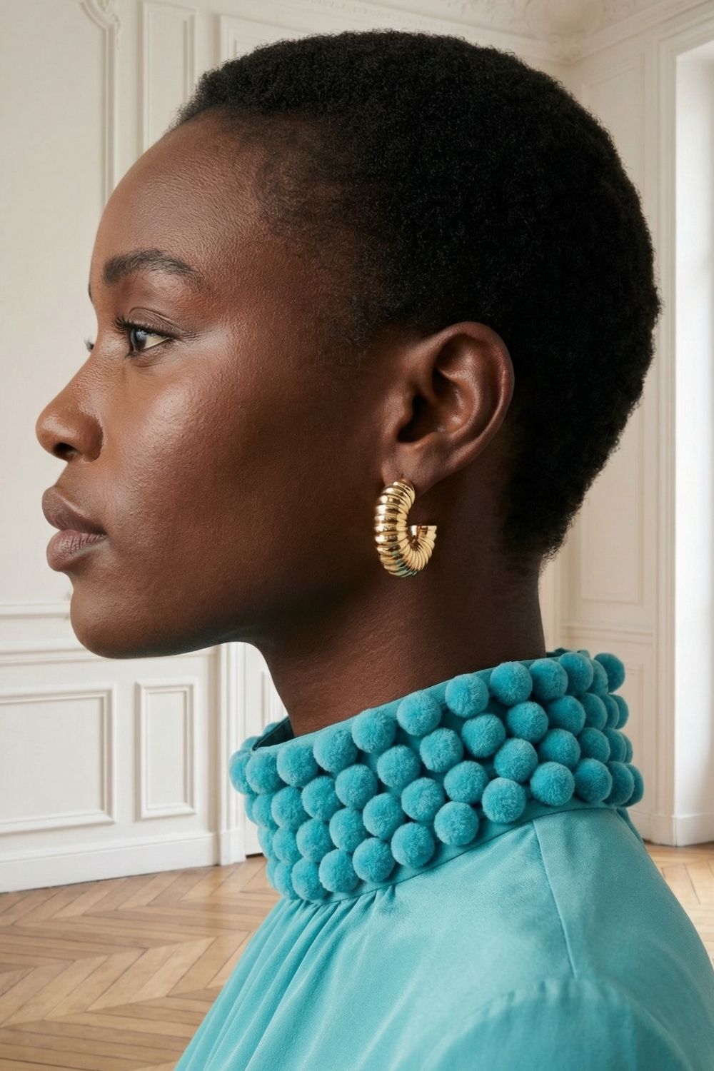Boucles d’oreilles femme tendance Léoni en plaqué or 18 carats – Jossepo