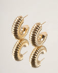 Boucles d’oreilles Léoni en plaqué or 18 carats pour femme élégantes et raffinées – Jossepo