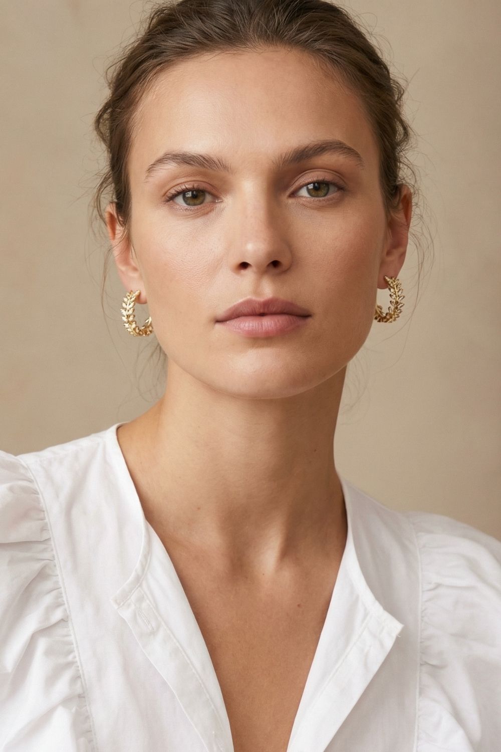Bijou femme boucles d’oreilles Lorenza en plaqué or 18 carats chic – Jossepo
