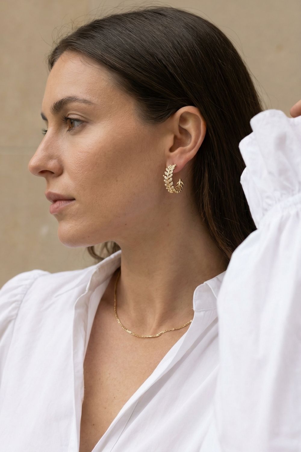 Boucles d’oreilles femme tendance Lorenza en plaqué or 18 carats – Jossepo