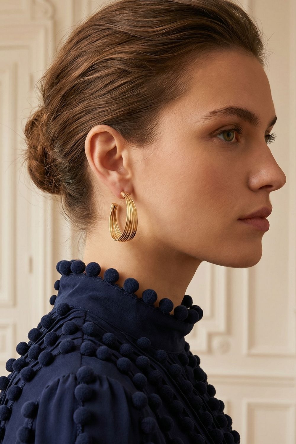 Bijou femme boucles d’oreilles Lucca en plaqué or 18 carats chic – Jossepo
4
