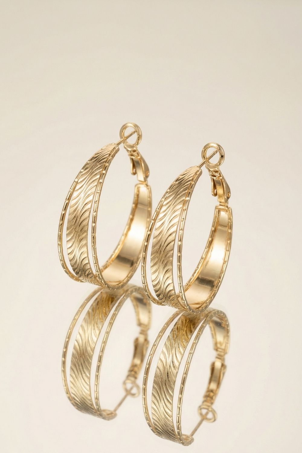 Boucles d’oreilles Mahé en plaqué or 18 carats pour femme élégantes et raffinées – Jossepo