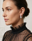 Boucles d’oreilles femme tendance Thaïs en plaqué or 18 carats – Jossepo