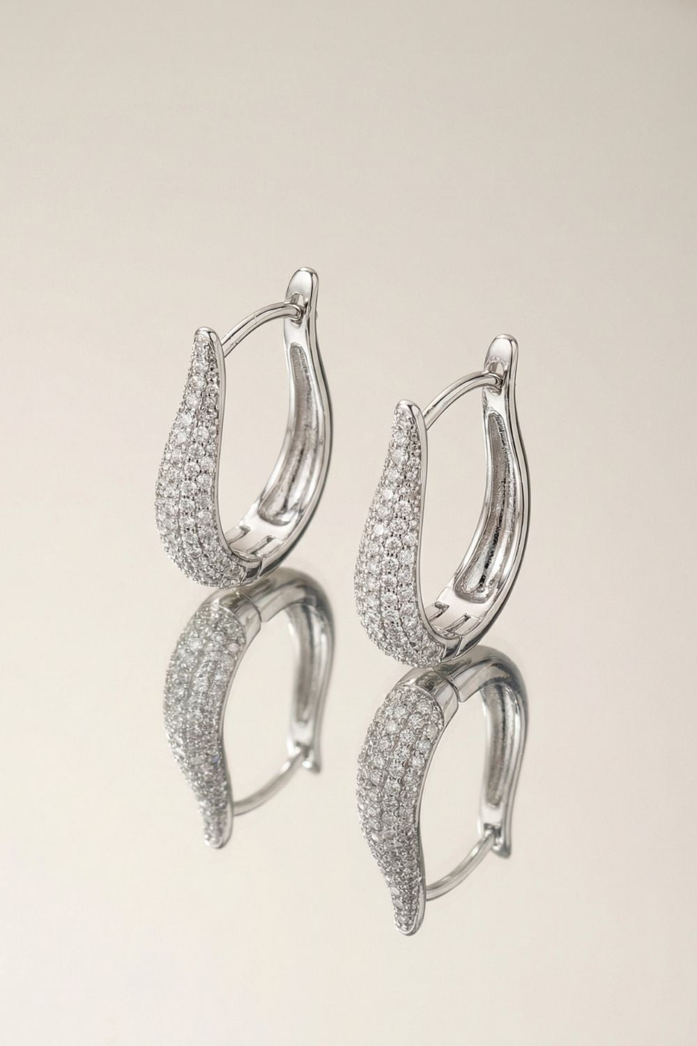 Boucles d’oreilles Thaïs en plaqué or 18 carats pour femme élégantes et raffinées – Jossepo