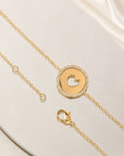 Vue de profil bracelet Alexandre fabriqué en France plaqué or – Jossepo