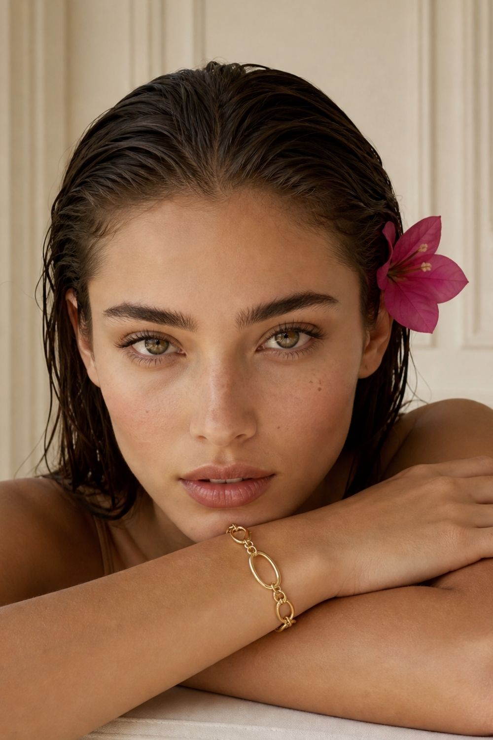 Bracelet Benito plaqué or 18 carats tendance femme bijou raffiné – Jossepo