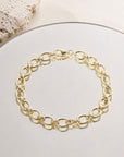 Bracelet Livia plaqué or 18 carats bracelet femme élégant – Jossepo