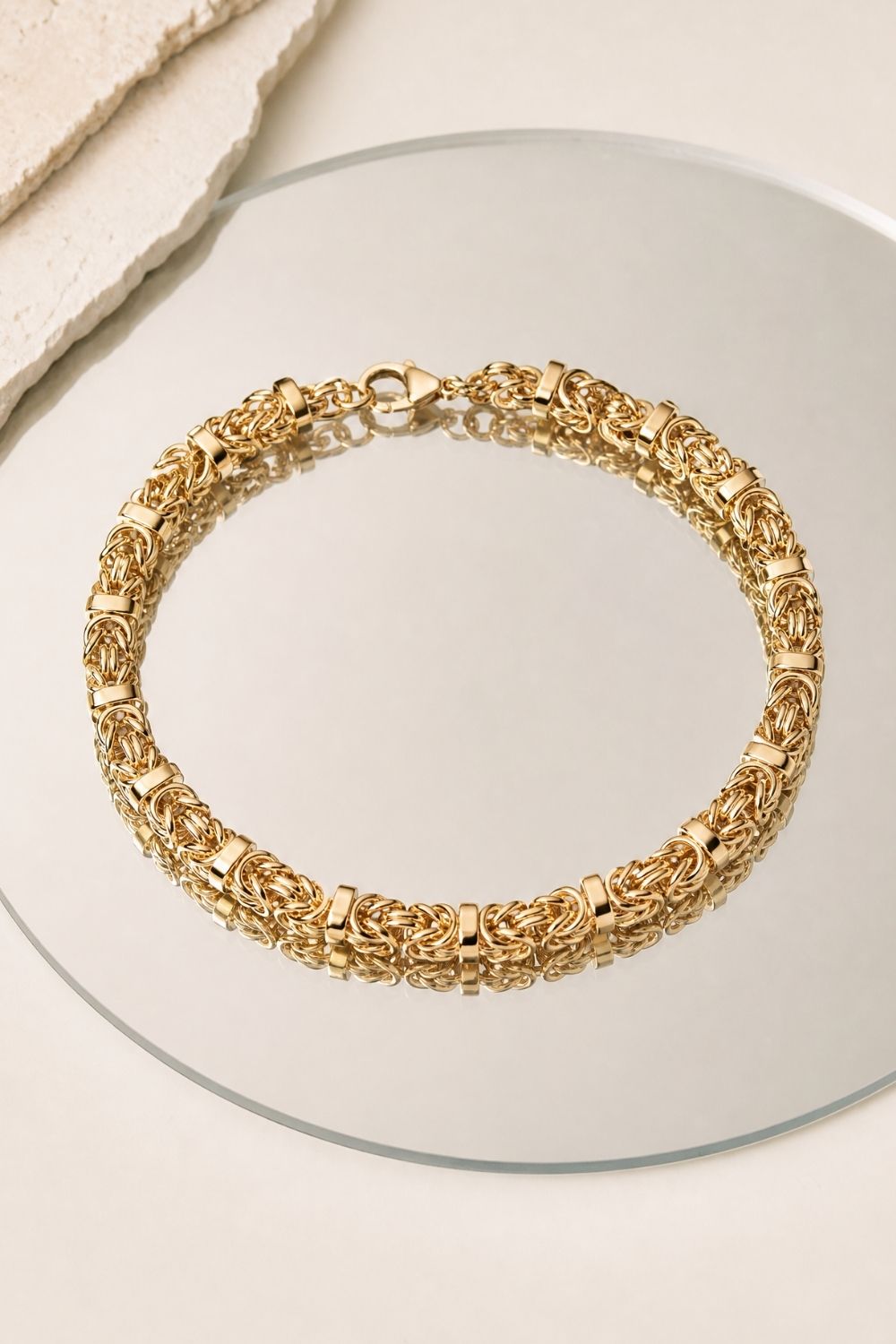 Bracelet Violette plaqué or 18 carats design élégant femme – Jossepo