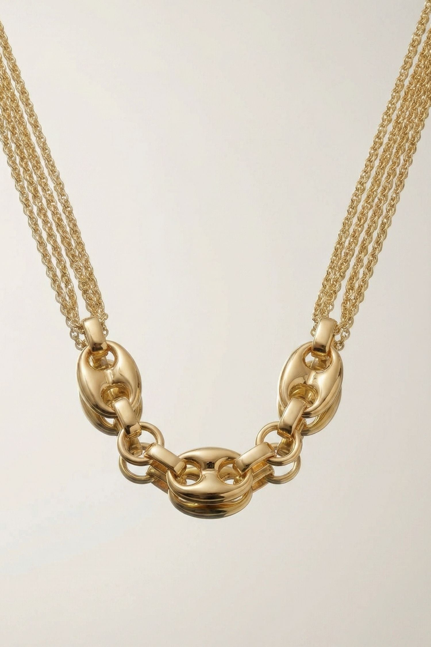 Collier femme élégant pour le quotidien Ludovica en plaqué or 18 carats – Jossepo