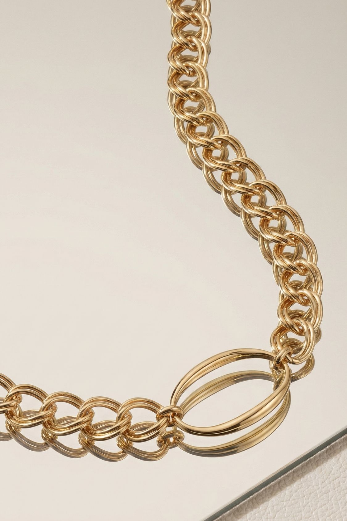 Collier Allegra en plaqué or 18 carats pour femme élégant et raffiné – Jossepo