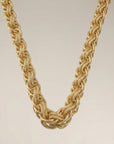 Collier doré femme tendance et élégant en plaqué or 18 carats Amandine – Jossepo