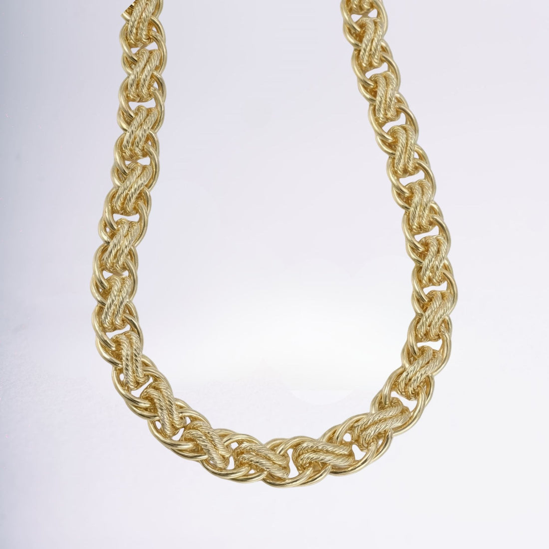 Collier Amandine plaqué or 18 carats chaîne élégante femme – Jossepo