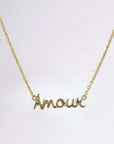Collier Amour plaqué or 18 carats symbole d’amour femme – Jossepo