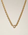 Collier fin doré femme minimaliste en plaqué or 18 carats Bianca – Jossepo