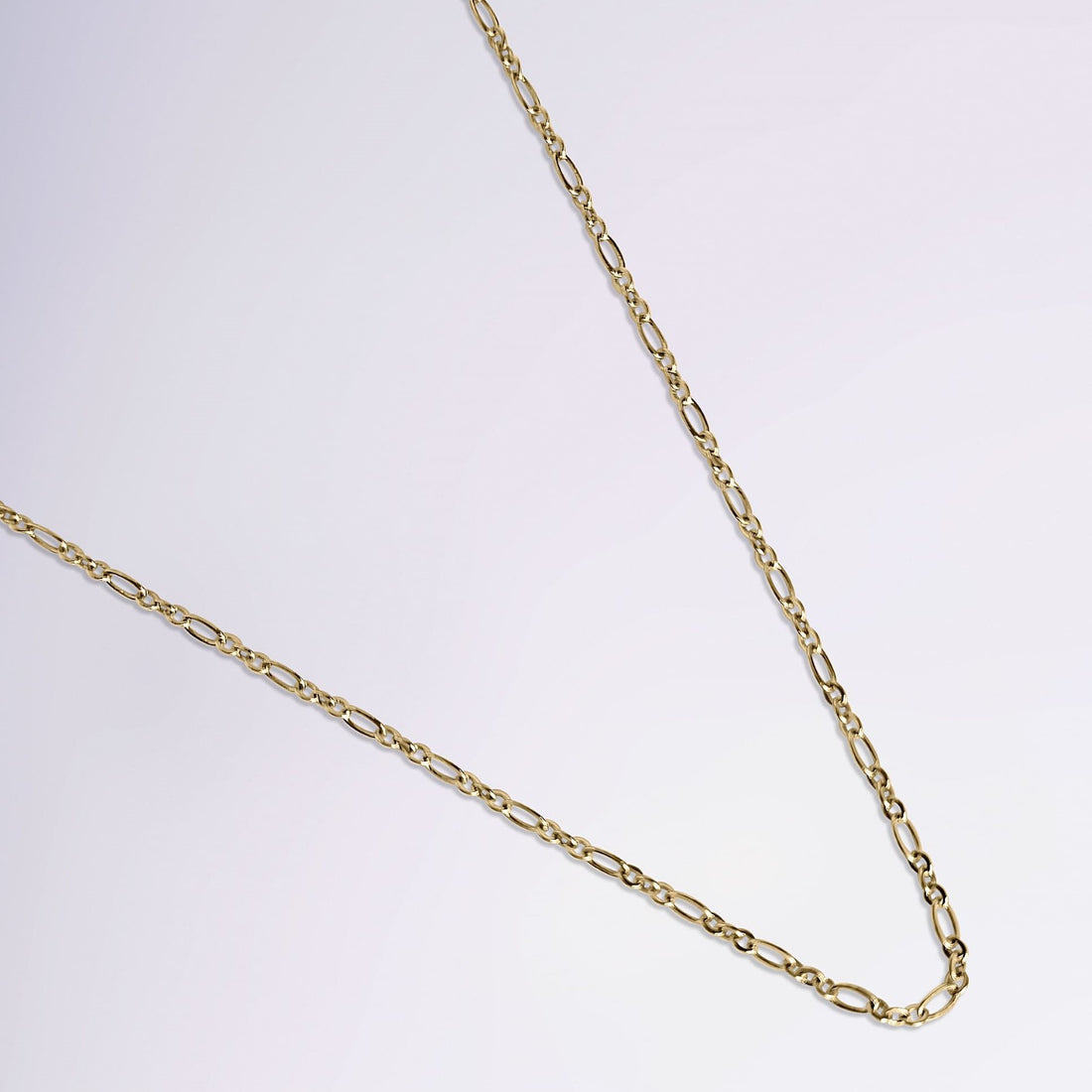 Collier Caterina en plaqué or 18 carats avec maillons fins – Jossepo