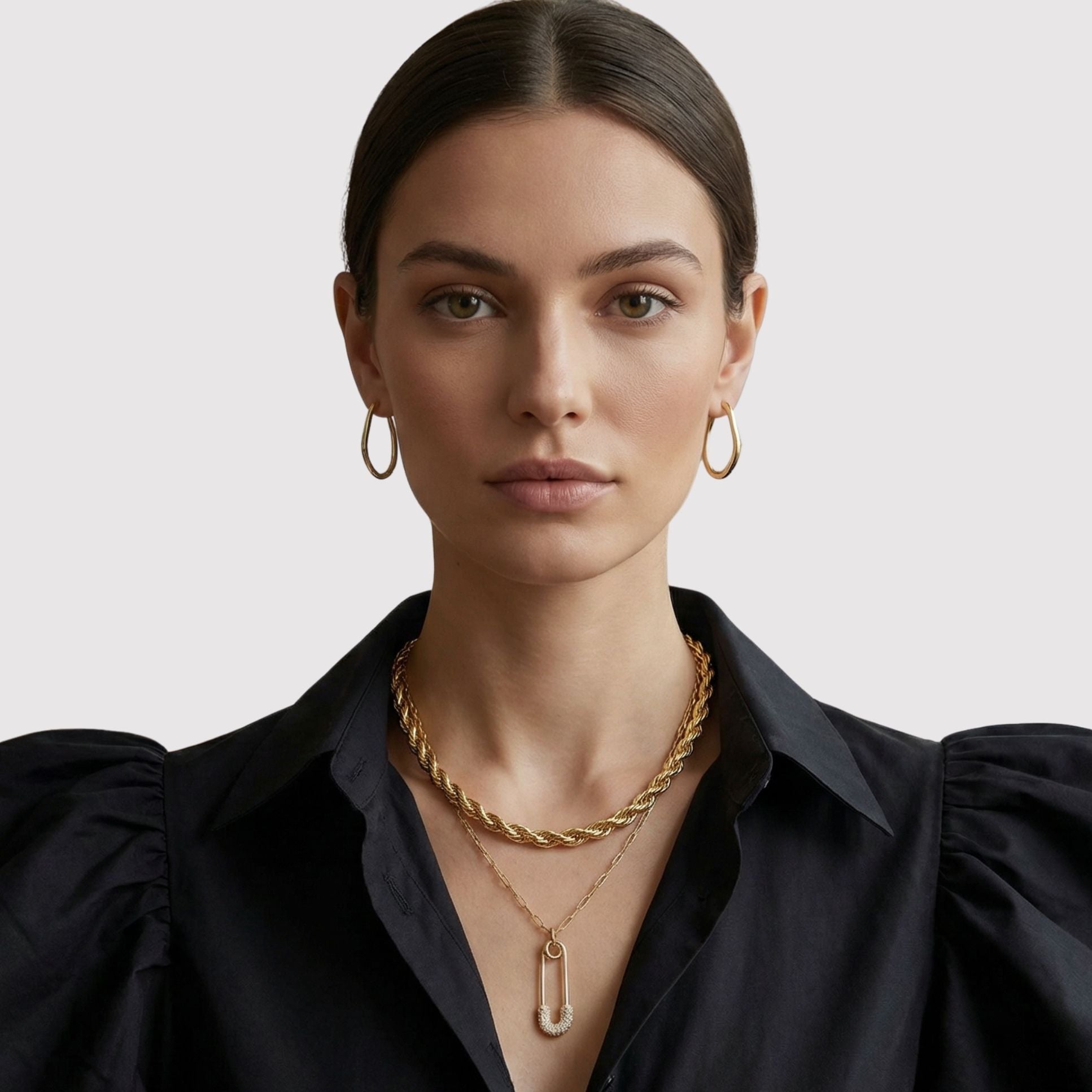 Collier Chiara porté style chic et féminin – Jossepo