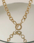 Collier Fiorella en plaqué or 18 carats pour femme élégant et raffiné – Jossepo