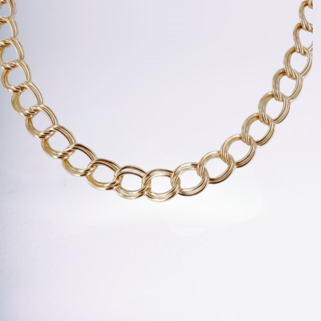 Collier Hélène plaqué or 18 carats design élégant femme – Jossepo