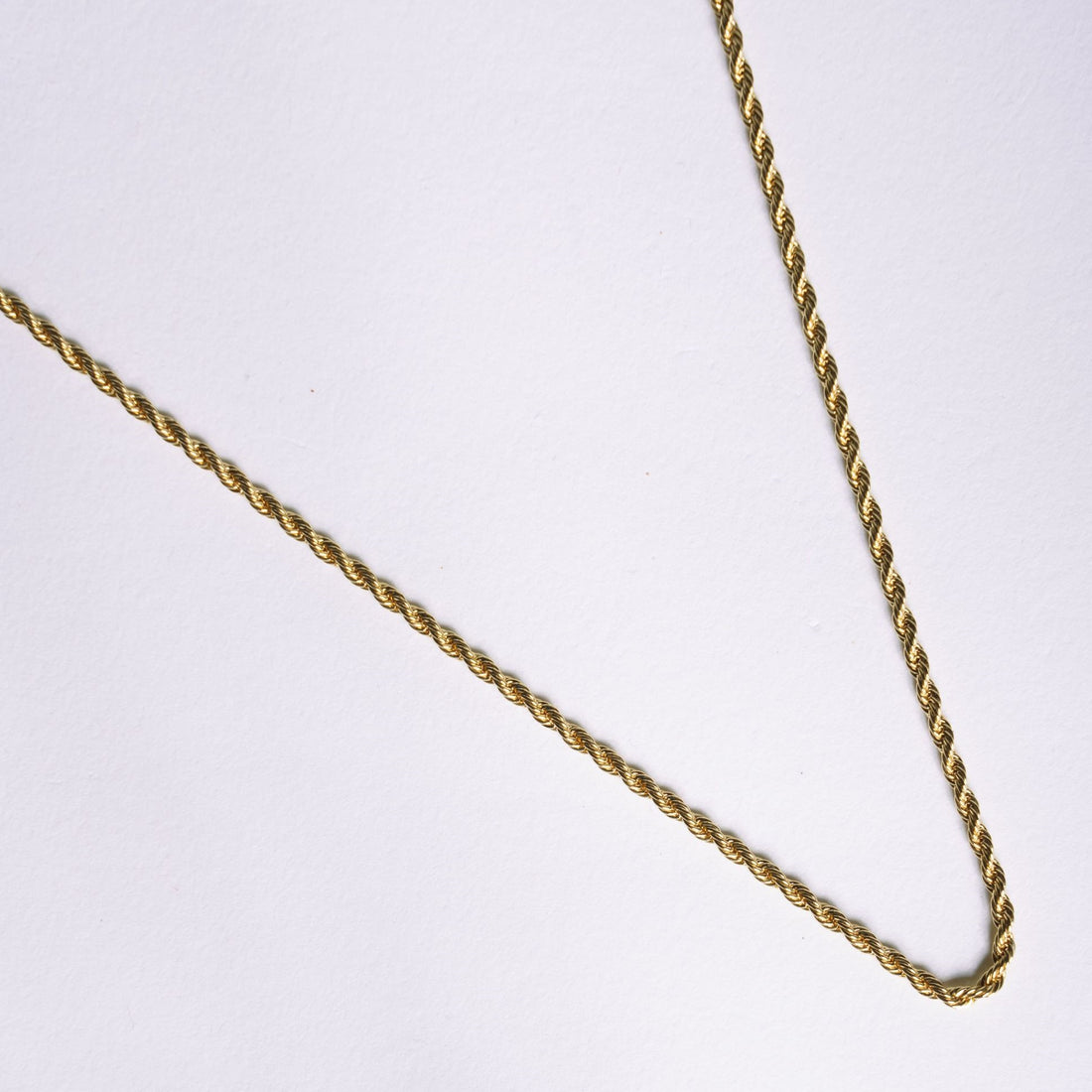 Collier Martina en plaqué or 18 carats, longueur 45 cm – Jossepo